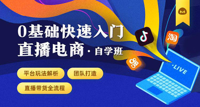 0基础快速入门直播电商课程：直播平台玩法解析-团队打造-带货全流程等环节-火山资源库