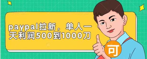 Paypal拉新赚美刀项目，单人一天利润500-1000刀【视频课程】-火山资源库
