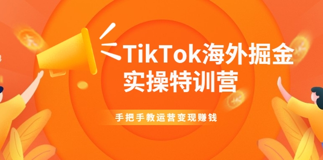 TikTok海外掘金实操特训营：手把手教运营变现赚钱-火山资源库