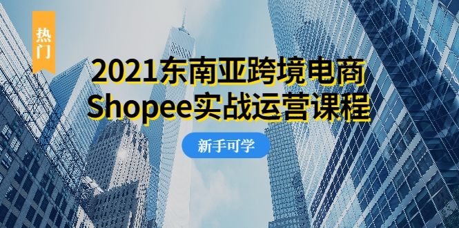 2021东南亚跨境电商Shopee实战运营课程，0基础、0经验、0投资的副业项目-火山资源库