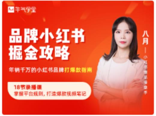 品牌小红书掘金攻略，年销千万的小红书品牌打爆款指南-火山资源库