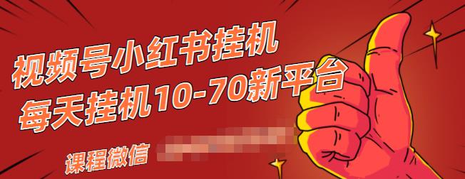 视频号小红书抖音挂机项目，小白无脑操作，按照要求来，单号每天几十米-火山资源库