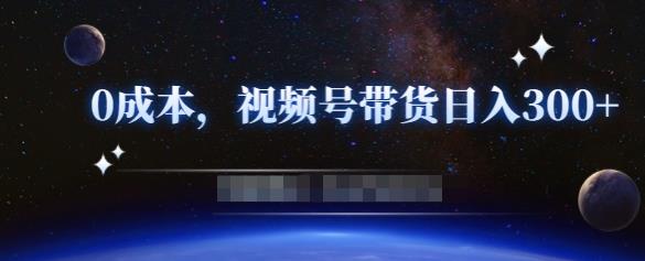 零基础视频号带货赚钱项目，0成本0门槛轻松日入300+【视频教程】-火山资源库
