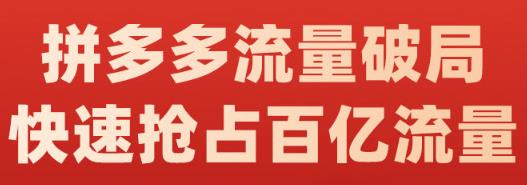 阿杰·拼多多流量破局:如何打黑标，爆款的思路，拼多多流量框架，快速抢占百亿流量-火山资源库