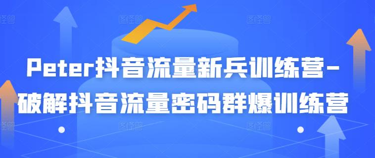 Peter抖音流量新兵训练营-破解抖音流量密码群爆训练营（新兵）-火山资源库