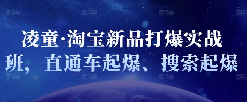 凌童·淘宝新品打爆实战班，直通车起爆、搜索起爆-火山资源库