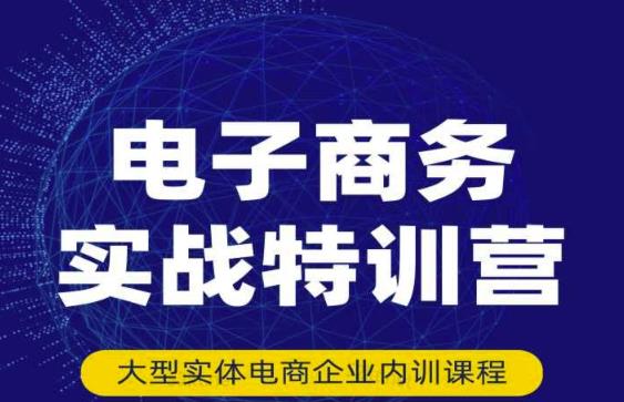 民赛电气内部出品：电子商务实战特训营，全方位带你入门电商，308种方式玩转电商-火山资源库