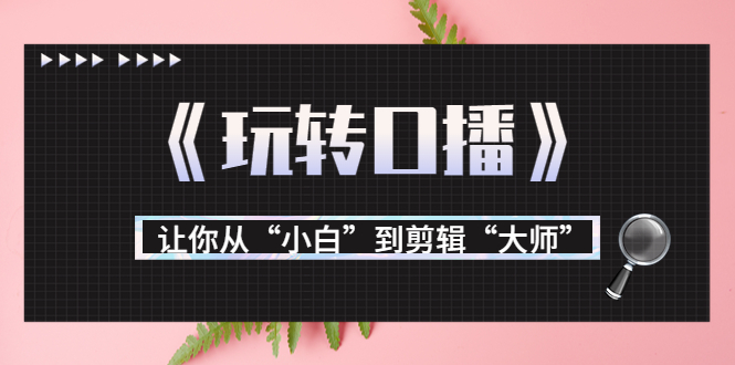 月营业额700万+大佬教您《玩转口播》让你从“小白”到剪辑“大师”-火山资源库