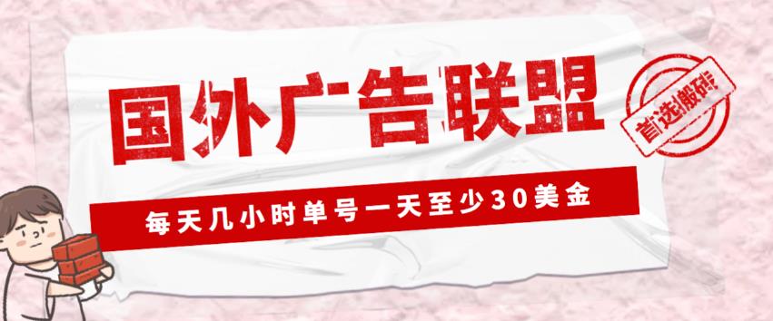 外面收费1980的最新国外LEAD广告联盟搬砖项目，单号一天至少30美金【详细玩法教程】-火山资源库