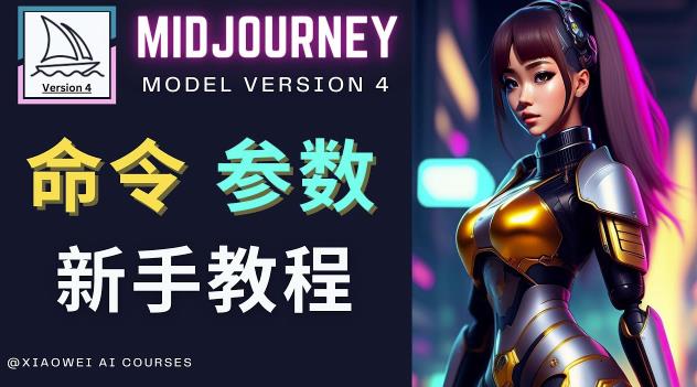 Midjourney新手入门教程，轻松创作顶级图像，命令参数-新手教程-火山资源库