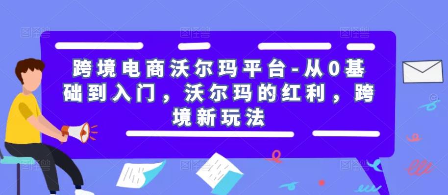 跨境电商沃尔玛平台-从0基础到入门，沃尔玛的红利，跨境新玩法-火山资源库