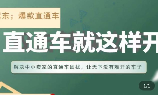 冠东·淘系直通车保姆级教程，全面讲解直通车就那么简单-火山资源库