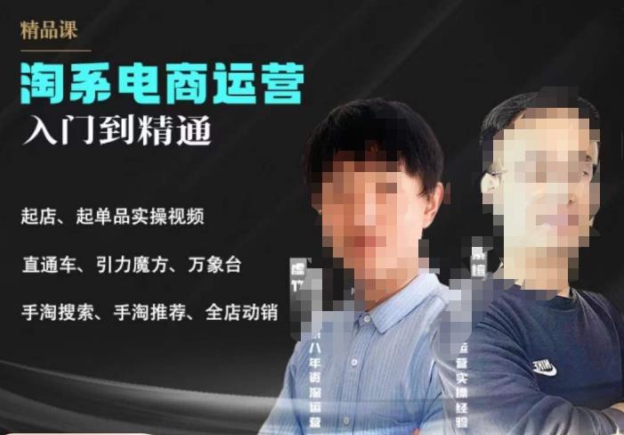 2023手淘搜索实操课+体系化课程，​起店起单品实操视频课程-火山资源库