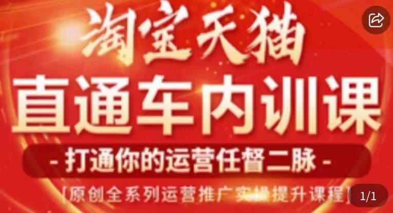 天问电商·2023淘宝天猫直通车内训课，零基础学起直通车运营实操课程-火山资源库