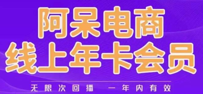 阿呆电商线上年会员，阿呆电商干货分享（更新中）-火山资源库