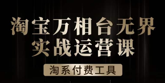沧海·淘系万相台无界实战运营课，万相台无界实操全案例解析-火山资源库