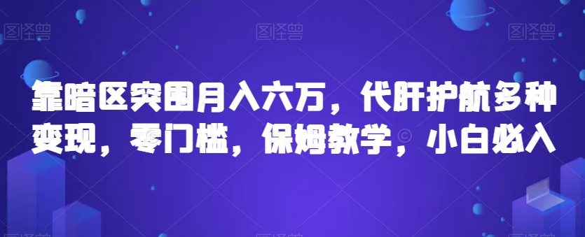 靠暗区突围月入六万，代肝护航多种变现，零门槛，保姆教学，小白必入【揭秘】-火山资源库