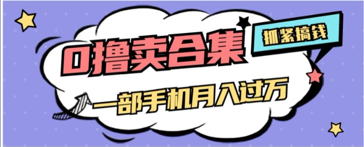 0撸项目月入过万，售卖全套ai工具合集，一单29.9元，一部手机即可【揭秘】-火山资源库