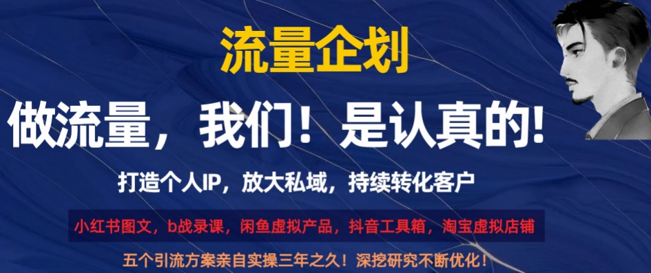 流量企划，打造个人IP，放大私域，持续转化客户【揭秘】-火山资源库