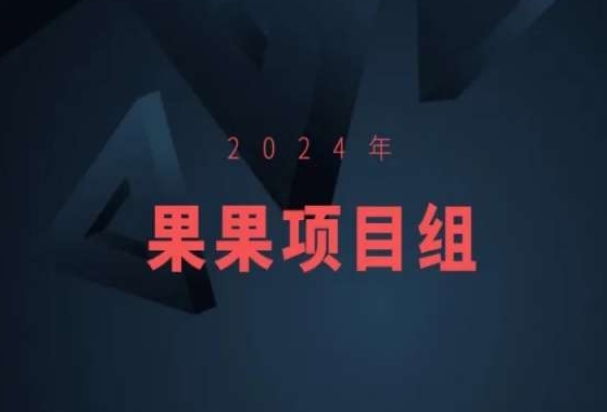 2024年果果项目组项目合集-果果最新项目-火山资源库