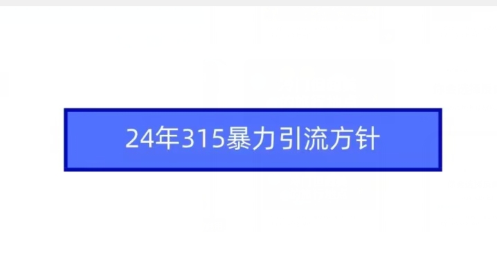 24年315暴力引流方针-火山资源库