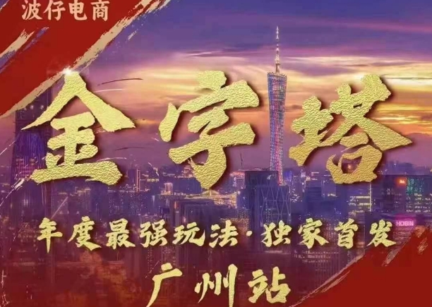波仔电商·线下课ppt-10月30号，金字塔玩法 3天极速起量，88页ppt，3天起量!-火山资源库